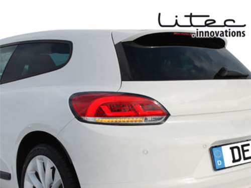 Βλησαρούλης Car Center - LITEC LED taillights suitable for VW SCIROCCO III 08-10 red/crystal