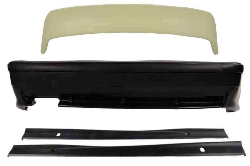 Βλησαρούλης Car Center - Rear Bumper with Side Skirts Trunk Spoiler Top Wing LTW Design suitable for BMW E36 3 Series (1992-1998) M3 Design