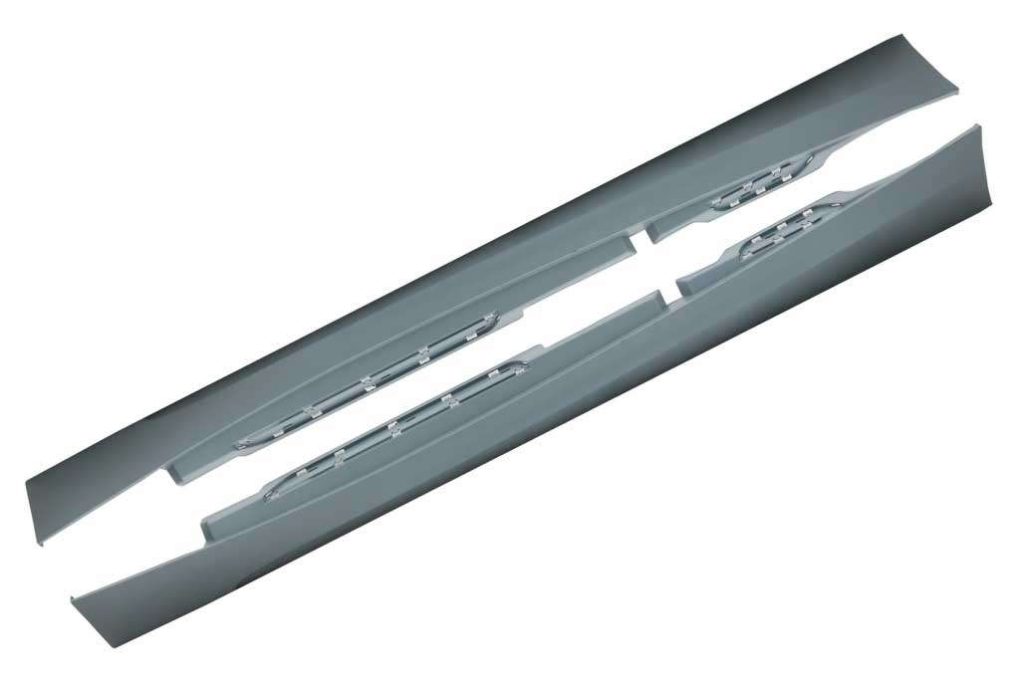 Βλησαρούλης Car Center - Side Skirts Suitable for BMW 1 Series E87 (2003-2012) 5 Doors M-Technik Sport Design