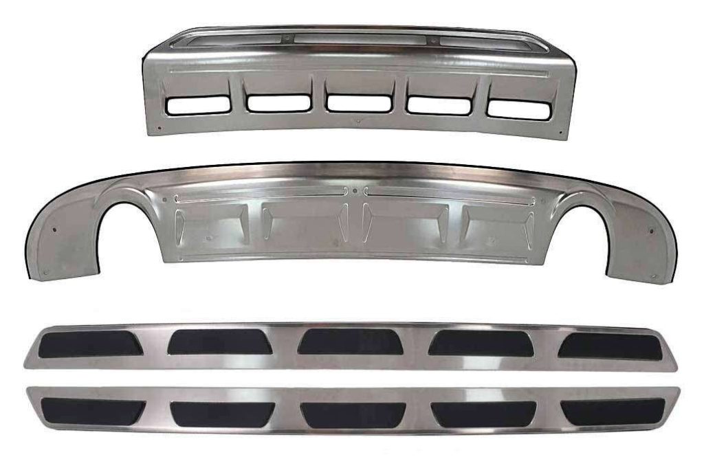 Βλησαρούλης Car Center - Skid Plates Off Road Running boards Side Steps suitable for Audi Q5 8R Facelift (2013-2016) OEM Design
