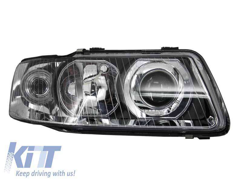 Βλησαρούλης Car Center - Suitable for AUDI A3 8L (2000-2003) Replacement Right Side Headlight Chrome Background 8L00941004K 8L0941004AF