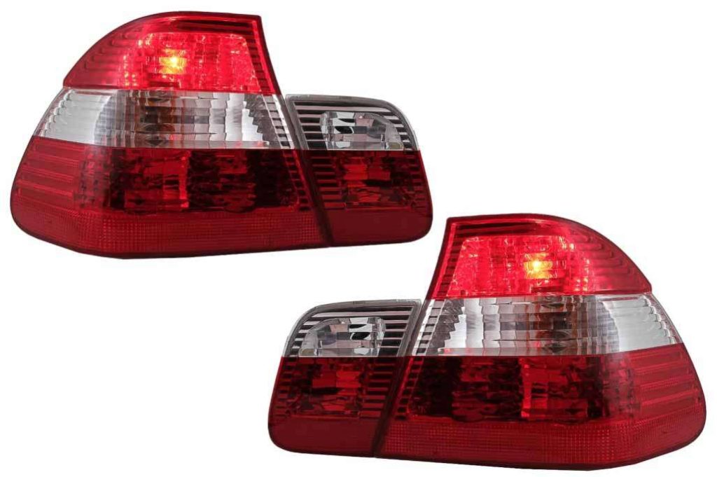 Βλησαρούλης Car Center - Taillights suitable for BMW 3 Series E46 Sedan (05.1998-08.2001) Red & White