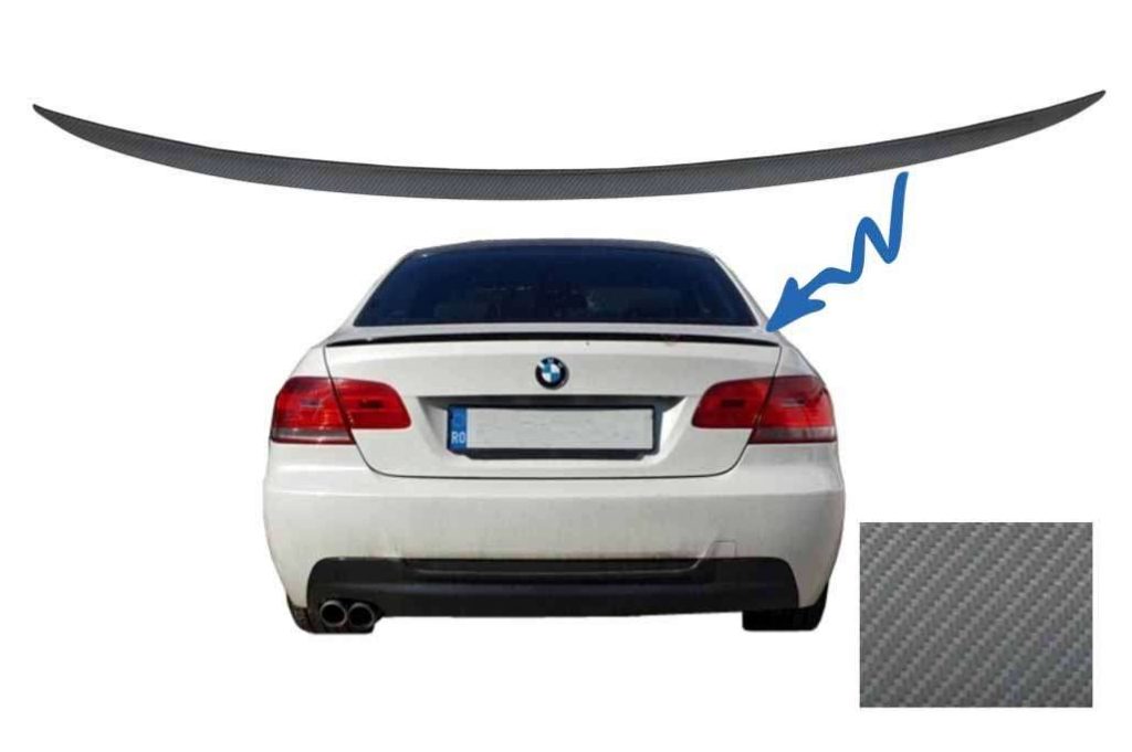 Βλησαρούλης Car Center - Trunk Boot Lid Spoiler suitable for BMW 3 Series E92 E93 (2006-2012) Coupe Cabrio M3 Design Carbon Film
