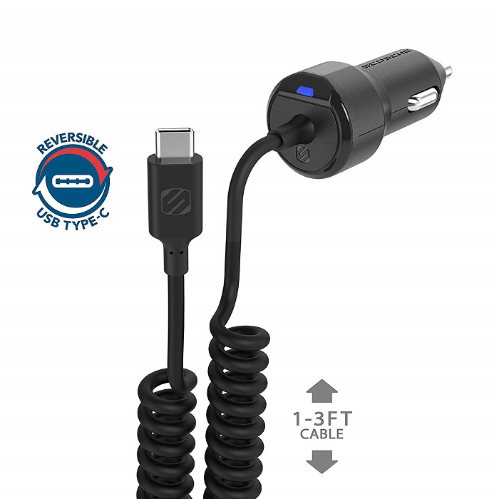 Βλησαρούλης Car Center - Scosche CPDC83-SP USB-C Φορτιστής Αυτοκινήτου-