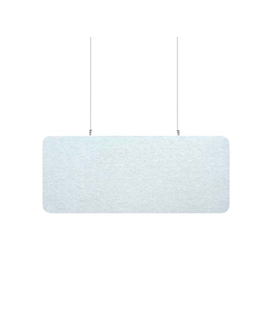 Βλησαρούλης Car Center - Audiodesigner ECOBAFFLE Rectangle Ηχοαπορροφητικά Πάνελ Οροφής 30x120x4cm Λευκό (Σετ 4 Τεμαχίων)-