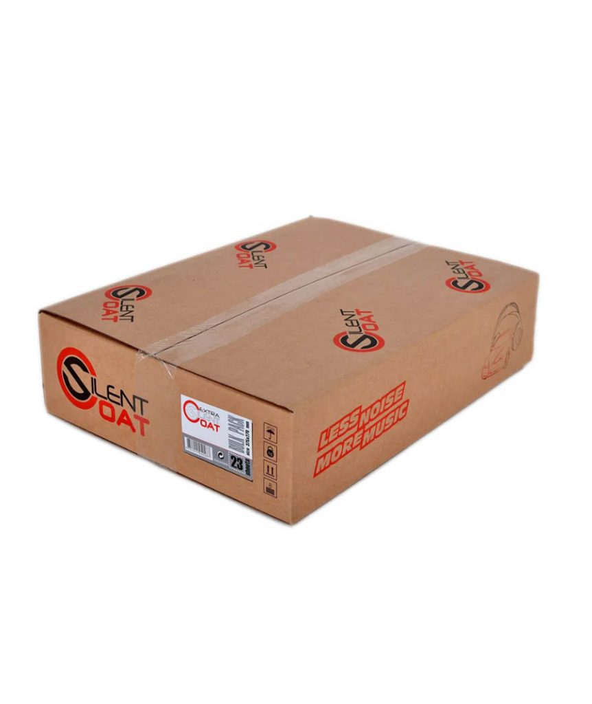 Βλησαρούλης Car Center - Silent Coat Extra 4mm Mat Bulk Pack Αντικραδασμικά Φύλλα Αυτοκινήτου 375 x 250 mm 23 Φύλλα (Σετ)-