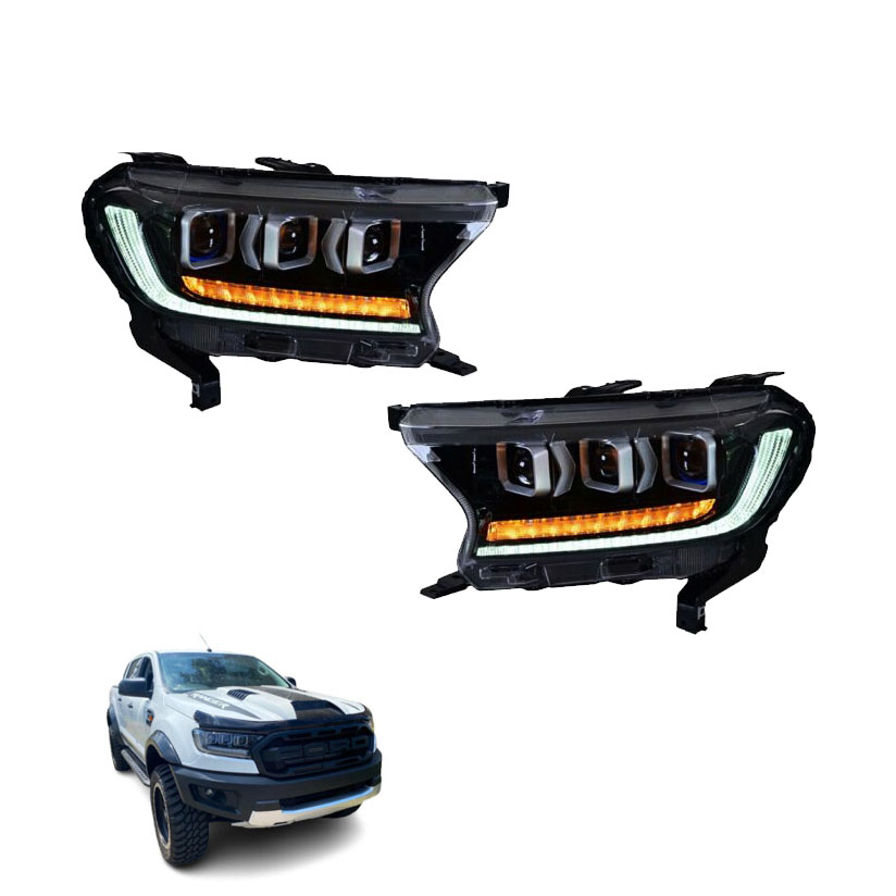 Βλησαρούλης Car Center - FULL LED HEADLIGHTS FORD RANGER ΦΑΝΑΡΙΑ 2016+ T7 T8 ΕΡΓΟΣΤΑΣΙΑΚΗ ΕΦΑΡΜΟΓΗ PLUG & PLAY LEDEVO 2 ΤΜΧ