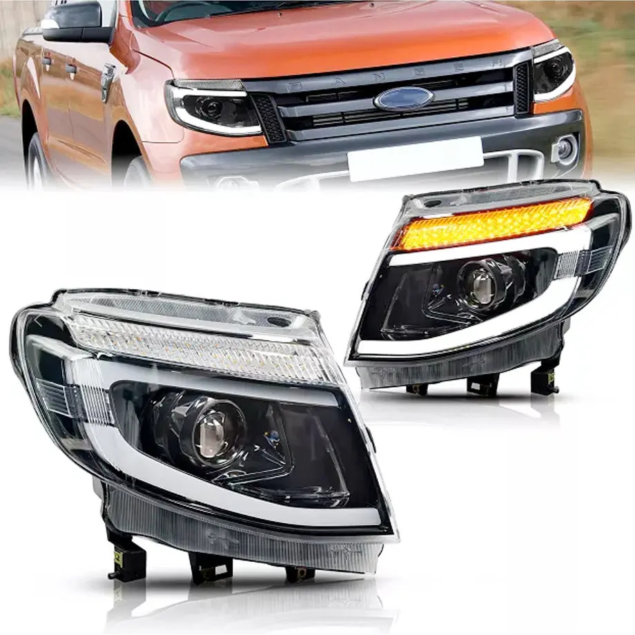 Βλησαρούλης Car Center - FULL LED HEADLIGHTS FORD RANGER ΦΑΝΑΡΙΑ DYNAMIC Τ6 2012-2015 ΕΡΓΟΣΤΑΣΙΑΚΗ ΕΦΑΡΜΟΓΗ PLUG & PLAY LEDEVO 2 ΤΜΧ