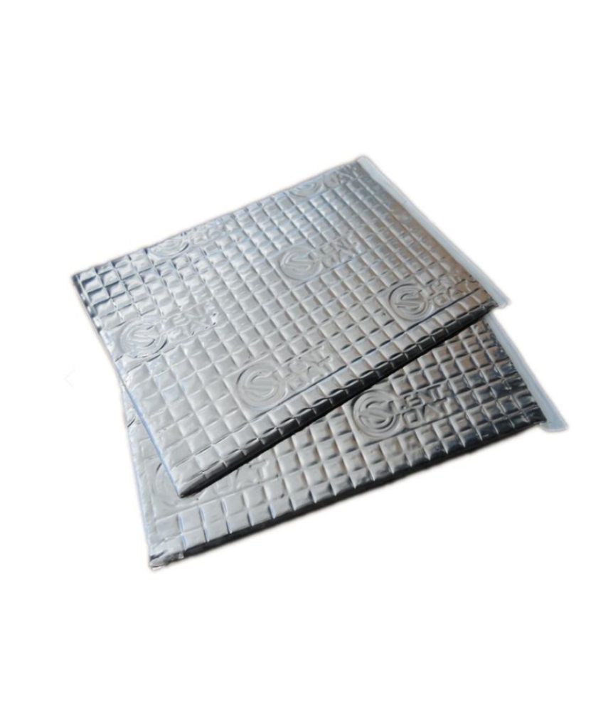 Βλησαρούλης Car Center - Silent Coat 2mm Mat Volume Silver Αντικραδασμικά Φύλλα Αυτοκινήτου 375 x 250 mm 20 Φύλλα (Σετ)-
