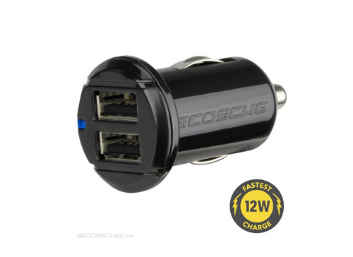 Βλησαρούλης Car Center - Scosche USBC242M Φορτιστής Αυτοκινήτου USB, 12W+12W-