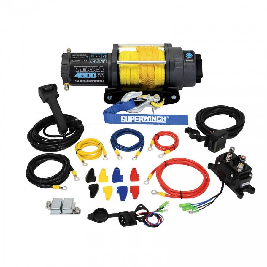 Βλησαρούλης Car Center - Superwinch Terra 4500 Με Συνθετικό Σχοινί