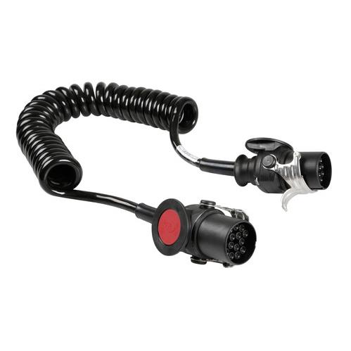 Βλησαρούλης Car Center - ΑΝΤΑΠΤΟΡΑΣ ΦΟΡΤΗΓΟΥ 24V - ISO 12098 - 15 ΠΟΛΩΝ (ΜΕ ΣΠΥΡΑΛ ΚΑΛΩΔΙΟ 4.5m)