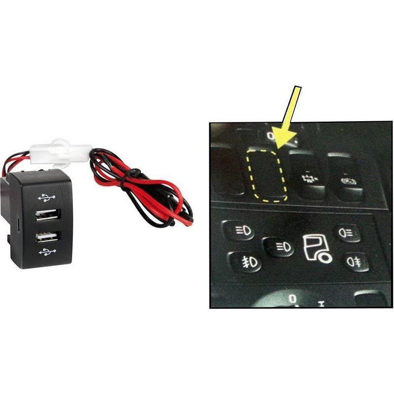 Βλησαρούλης Car Center - Αντάπτορας Διπλός USB για SCANIA