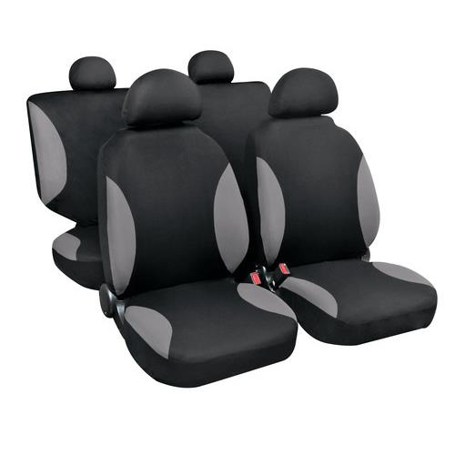 Βλησαρούλης Car Center - ΚΑΛΥΜΜΑΤΑ ΚΑΘΙΣΜΑΤΩΝ PALINURO SET 4ΤΕΜ. ΜΑΥΡΟ/ΓΚΡΙ