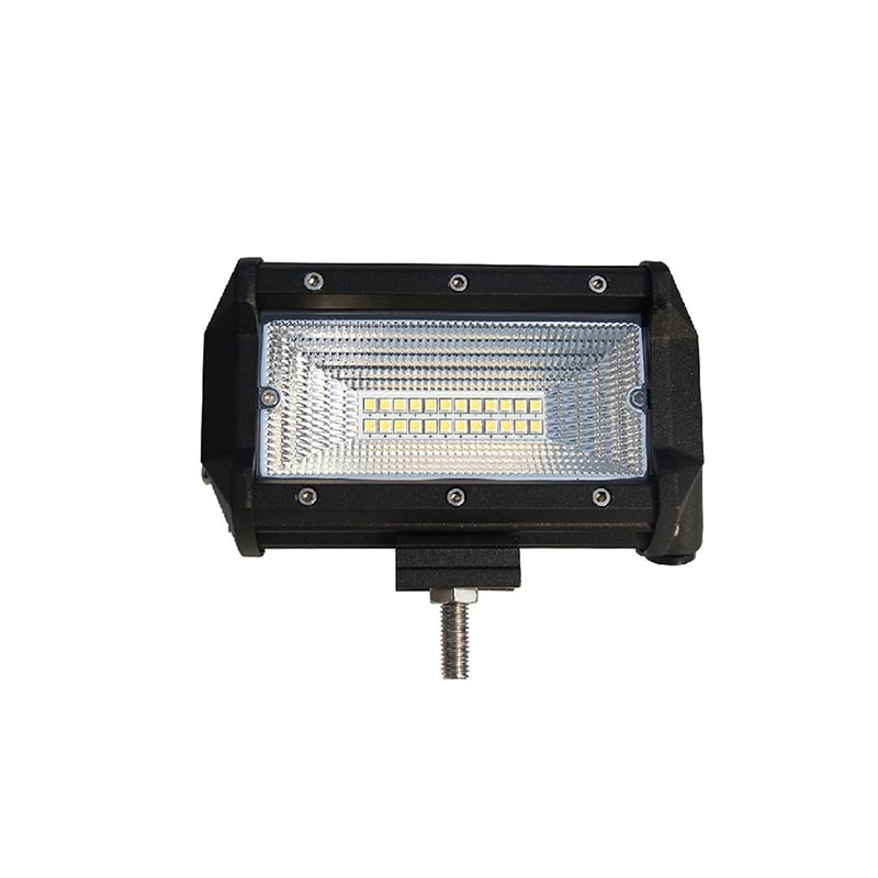 Βλησαρούλης Car Center - Μπάρα προβολέας LED SPOT 24 Epistar LEDs 72W 5040Lumens 133mm 10-30v 6500K