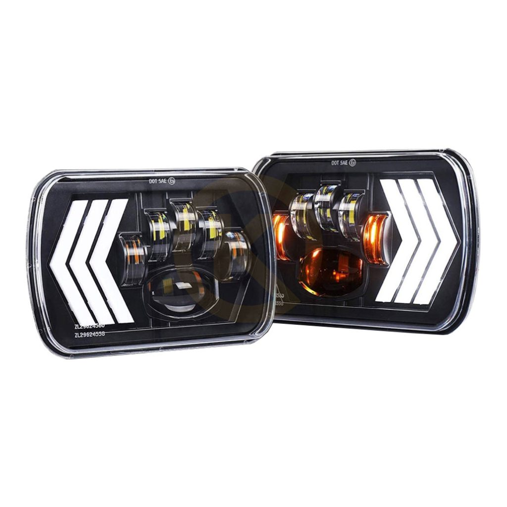 Βλησαρούλης Car Center - ΠΡΟΒΟΛΕΙΣ LED ΧΩΝΕΥΤΟΙ 120Watt 19cm 10-30V ΜΕ 2 ΣΚΑΛΕΣ & DYNAMIC ΦΛΑΣ 2 ΤΕΜΑΧΙΑ