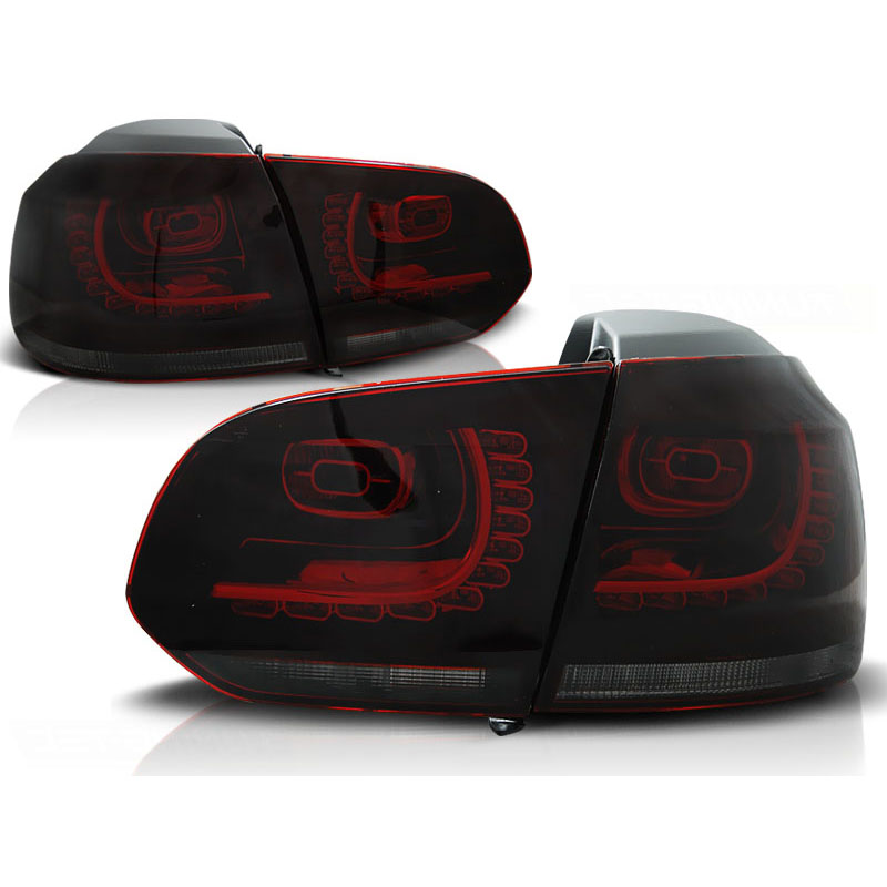 Βλησαρούλης Car Center - Πίσω φανάρια full led Golf 6 VW smoked red dynamic φλας ledevo
