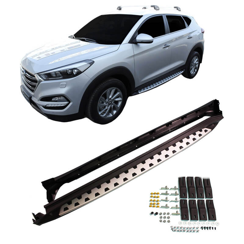 Βλησαρούλης Car Center - Πλαινά Σκαλοπάτια Για Hyundai Tucson 15-19 Oem Look 2 Τεμάχια