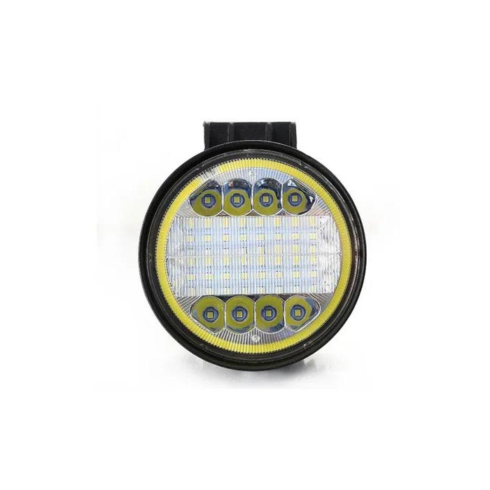 Βλησαρούλης Car Center - Προβολέας εργασίας LED SPOT Off-Road 38 Epistar LEDs 10-30V, 42W 3000Lumens 6500K με Angel eyes