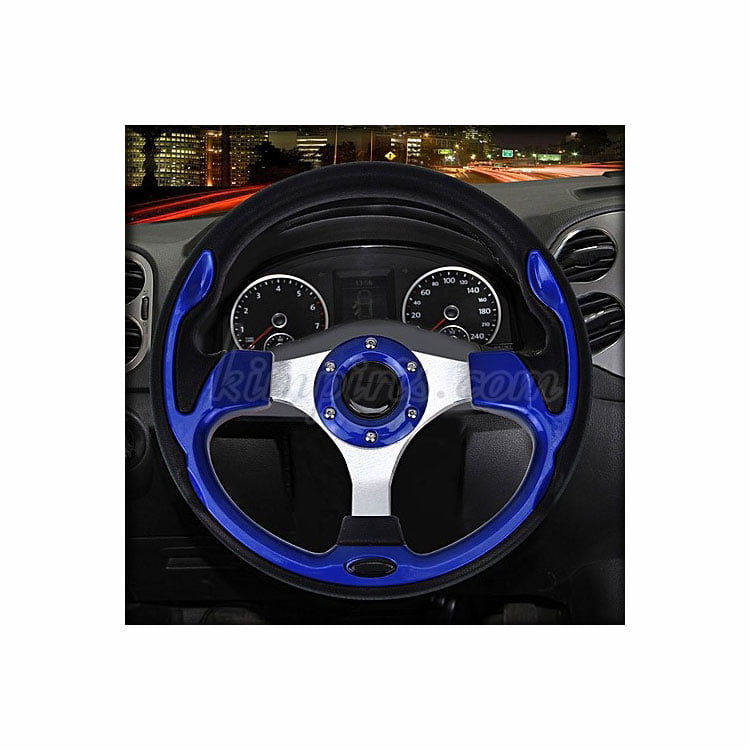 Βλησαρούλης Car Center - Τιμόνι Αυτοκινήτου Αγωνιστικού Τύπου 32cm - Μπλέ