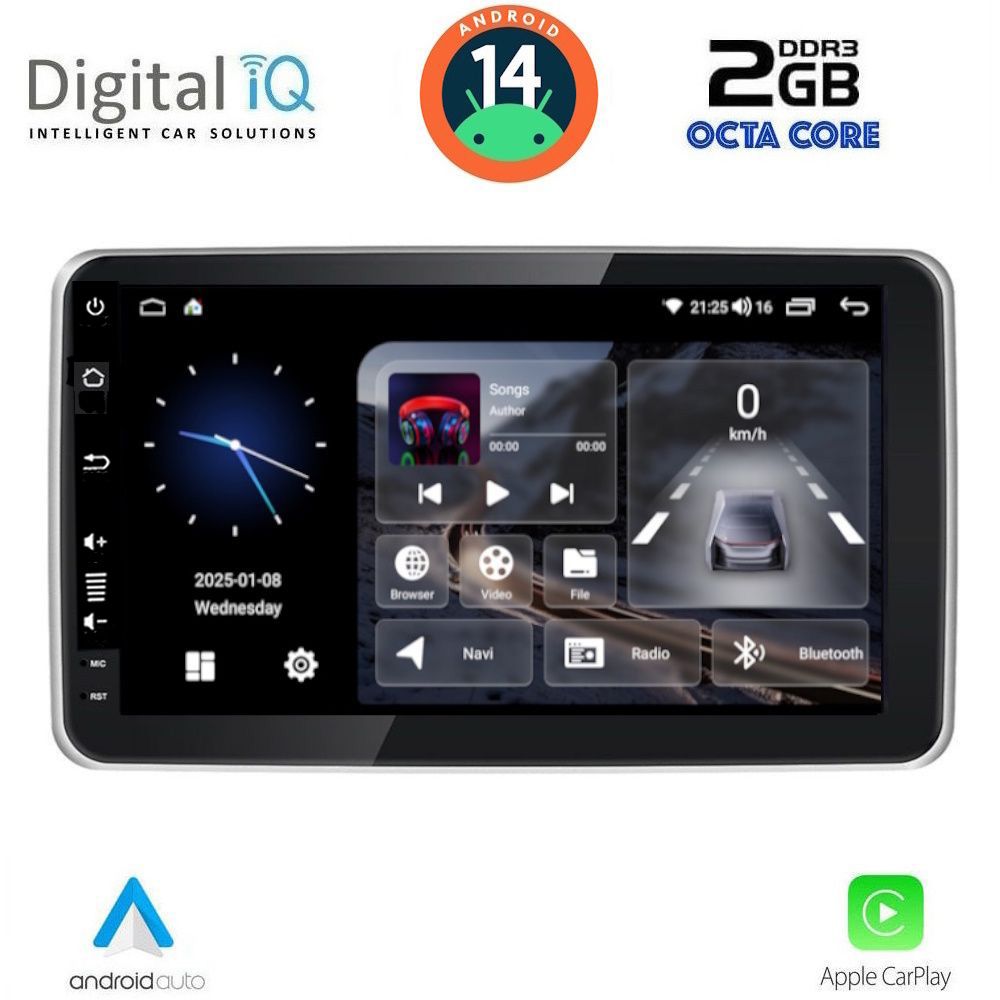Βλησαρούλης Car Center - DIGITAL IQ BLF 4935_CPA (9″ DECK) MULTIMEDIA TABLET 1DIN