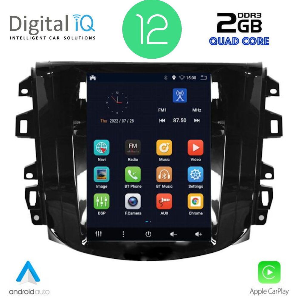 Βλησαρούλης Car Center - DIQ BX 2856_CPA TESLA STYLE for NISSAN NAVARA mod. 2016>