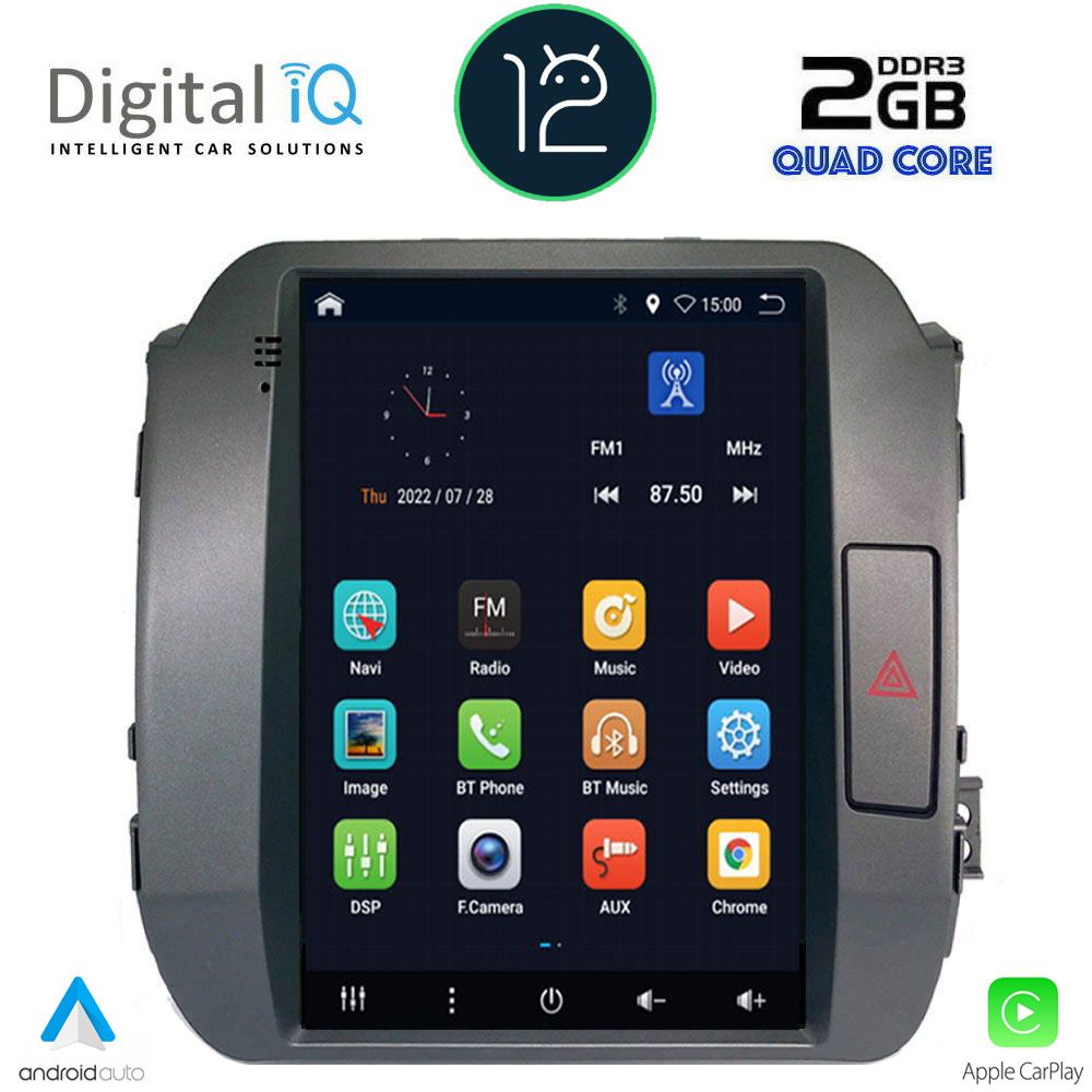 Βλησαρούλης Car Center - DIGITAL IQ BX 2927_CPA TESLA STYLE for KIA SPORTAGE mod. 2010-2015