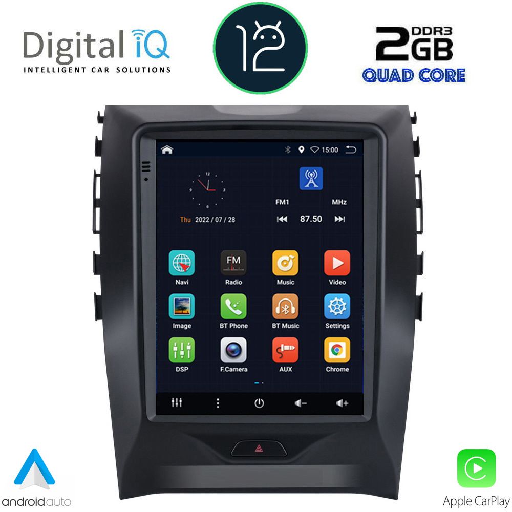 Βλησαρούλης Car Center - DIGITAL IQ BX 2951_CPA TESLA STYLE for FORD EDGE mod. 2015>