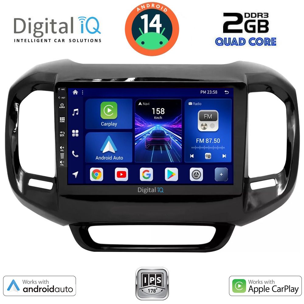 Βλησαρούλης Car Center - DIGITAL IQ BXC 3127_CPAA (9inc) MULTIMEDIA TABLET for FIAT TORO mod. 2017>