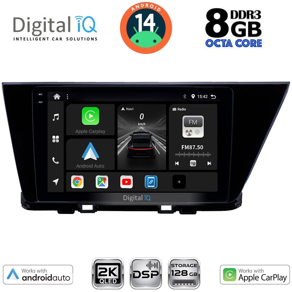 Βλησαρούλης Car Center - DIGITAL IQ BXF 11305_CPAA (9inc) MULTIMEDIA TABLET for KIA NIRO mod. 2017-2021