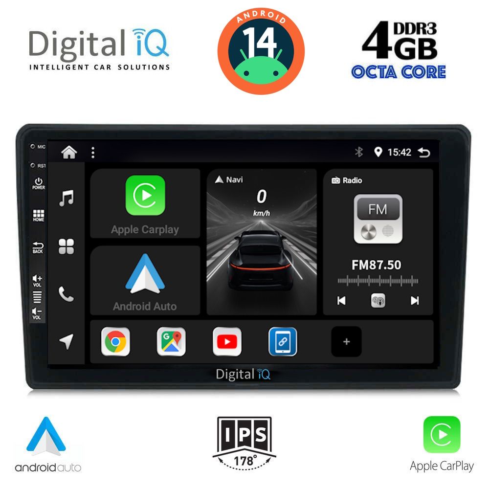 Βλησαρούλης Car Center - DIGITAL IQ BXF 6086_CPAA (10inc) MULTIMEDIA TABLET for CITROEN C4 - DS4 mod. 2018>