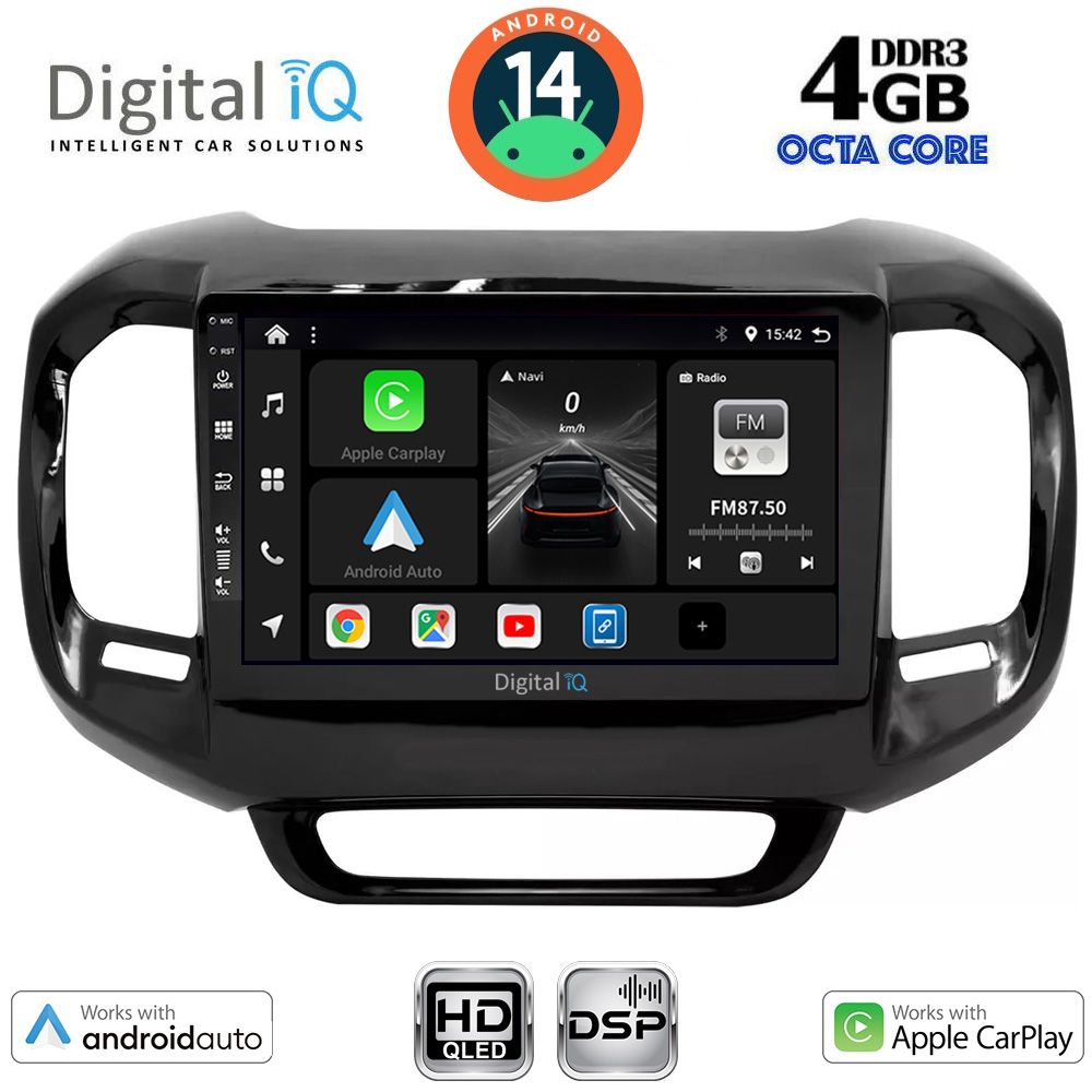 Βλησαρούλης Car Center - DIGITAL IQ BXF 6127_CPAA (9inc) MULTIMEDIA TABLET for FIAT TORO mod. 2017>