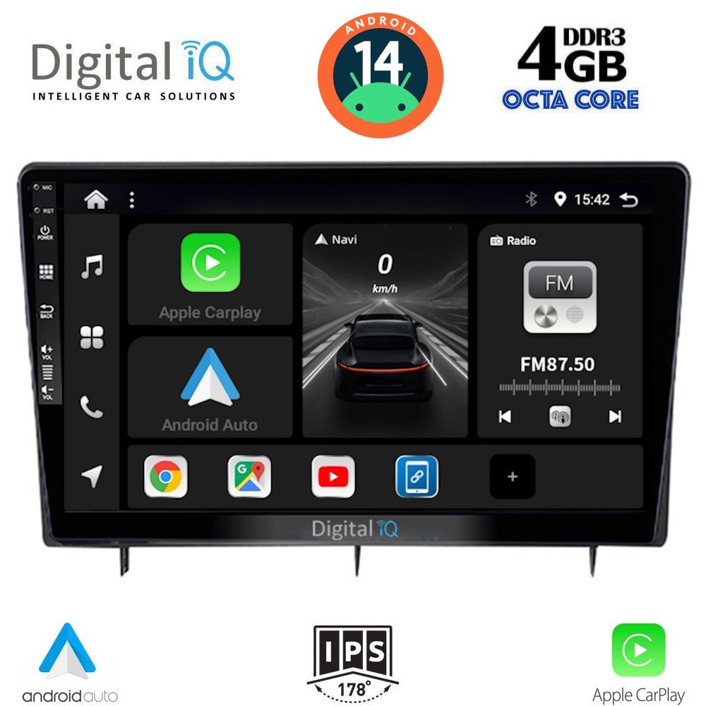 Βλησαρούλης Car Center - DIGITAL IQ BXF 6192_CPAA (10inc) MULTIMEDIA TABLET for HONDA CIVIC mod. 2022>