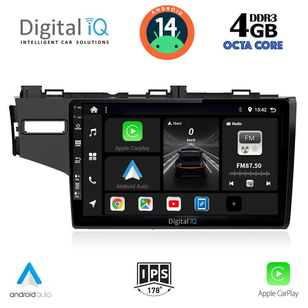 Βλησαρούλης Car Center - DIGITAL IQ BXF 6212_CPAA (10inc) MULTIMEDIA TABLET for HONDA JAZZ mod. 2013-2019