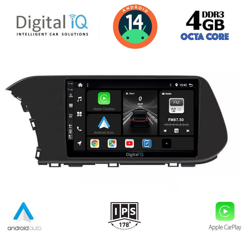 Βλησαρούλης Car Center - DIGITAL IQ BXF 6220_CPAA (10inc) MULTIMEDIA TABLET for HYUNDAI i20 mod. 2021>
