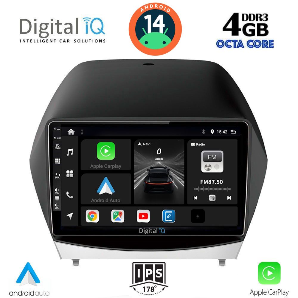 Βλησαρούλης Car Center - DIGITAL IQ BXF 6235_CPAA (10inc) MULTIMEDIA TABLET for HYUNDAI iX35  mod. 2010-2015