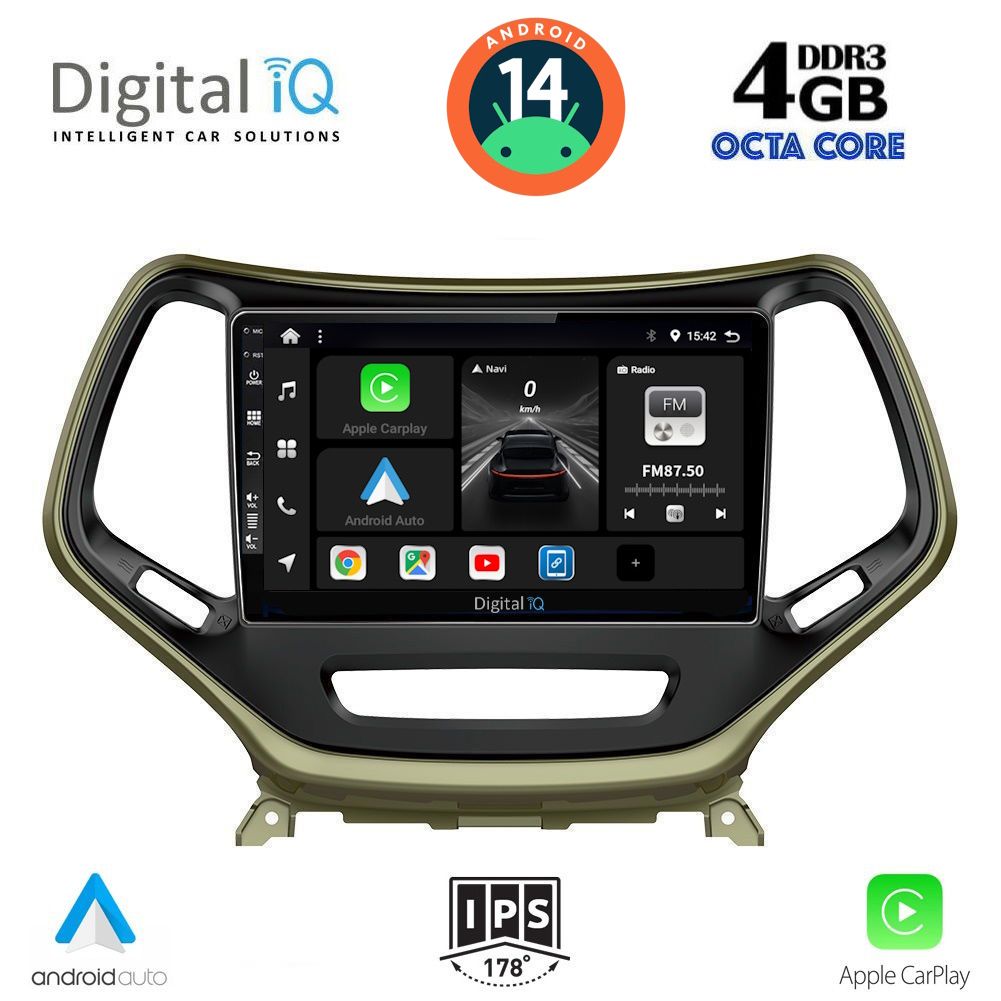 Βλησαρούλης Car Center - DIGITAL IQ BXF 6273_CPAA (10inc) MULTIMEDIA TABLET for JEEP CHEROKEE mod. 2014>