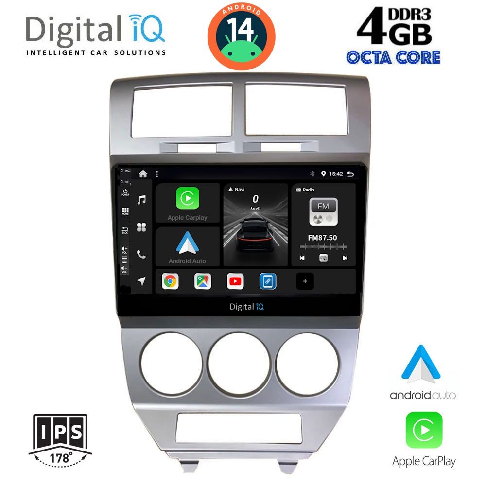 Βλησαρούλης Car Center - DIGITAL IQ BXD 8275_CPAA (10inc) MULTIMEDIA TABLET for DODGE CALIBER mod. 2006-2012