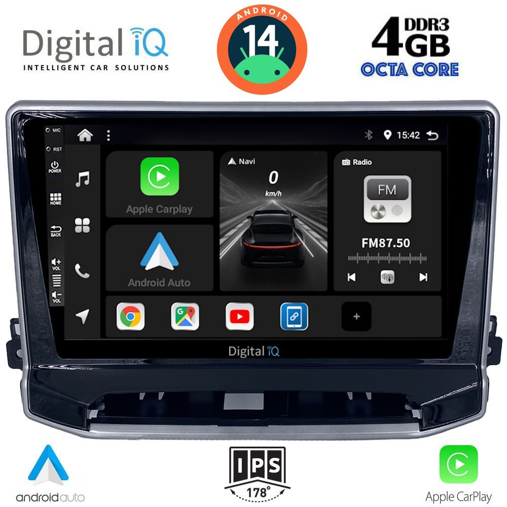 Βλησαρούλης Car Center - DIGITAL IQ BXF 6279_CPAA (10inc) MULTIMEDIA TABLET for JEEP COMPASS mod. 2022>