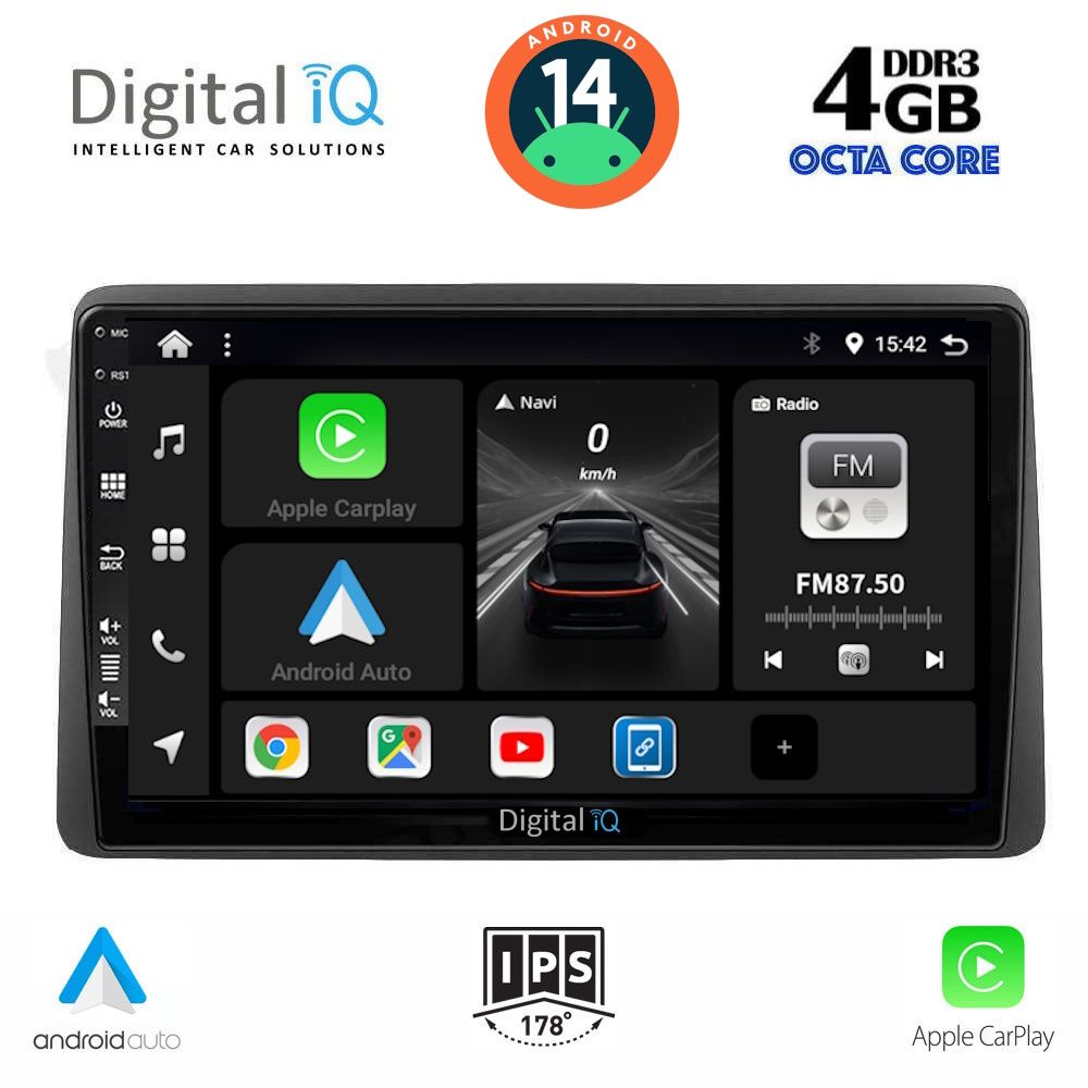 Βλησαρούλης Car Center - DIGITAL IQ BXF 6453_CPAA (10inc) MULTIMEDIA TABLET for NISSAN JUKE mod. 2021>