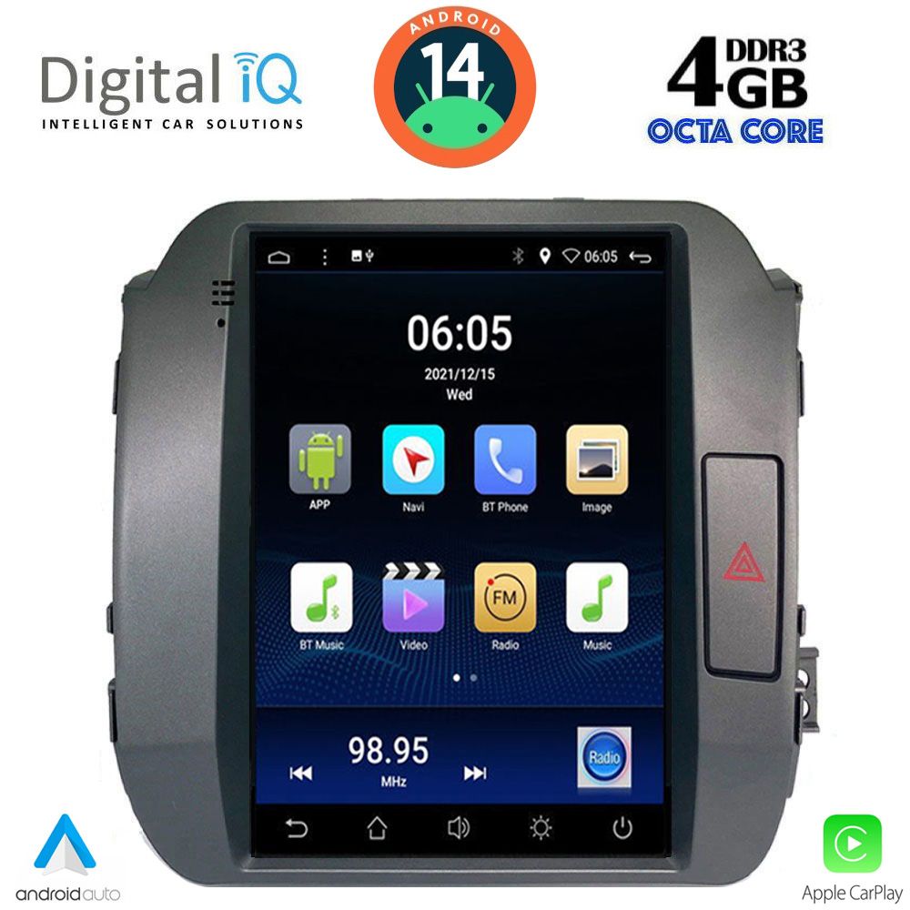 Βλησαρούλης Car Center - DIGITAL IQ BXF 6927_CPAA TESLA STYLE for KIA SPORTAGE mod. 2010-2015