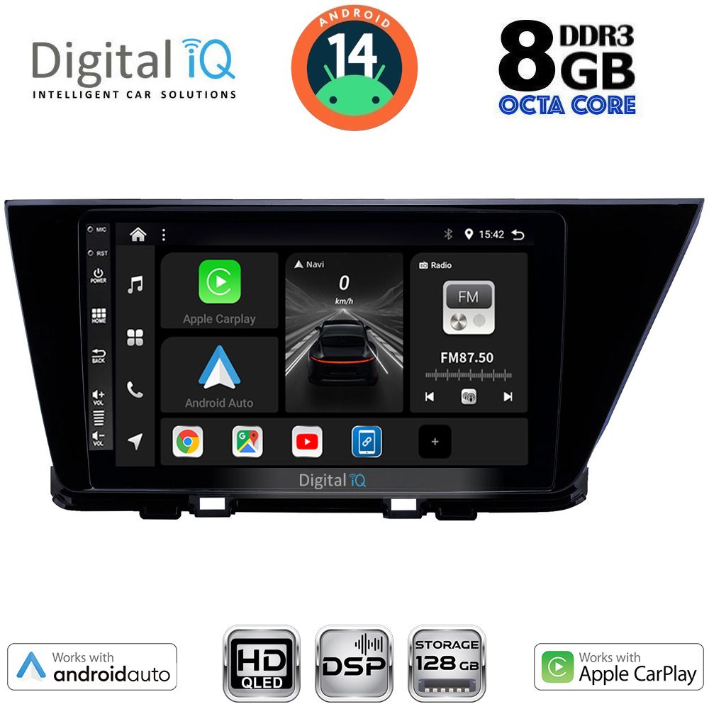 Βλησαρούλης Car Center - DIGITAL IQ BXF 7305_CPAA (9inc) MULTIMEDIA TABLET for KIA NIRO mod. 2017-2021