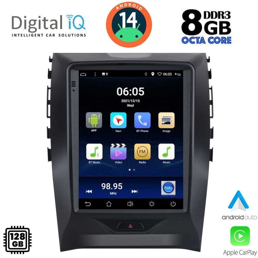 Βλησαρούλης Car Center - DIGITAL IQ BXF 7951_CPAA TESLA STYLE for FORD EDGE mod. 2015>