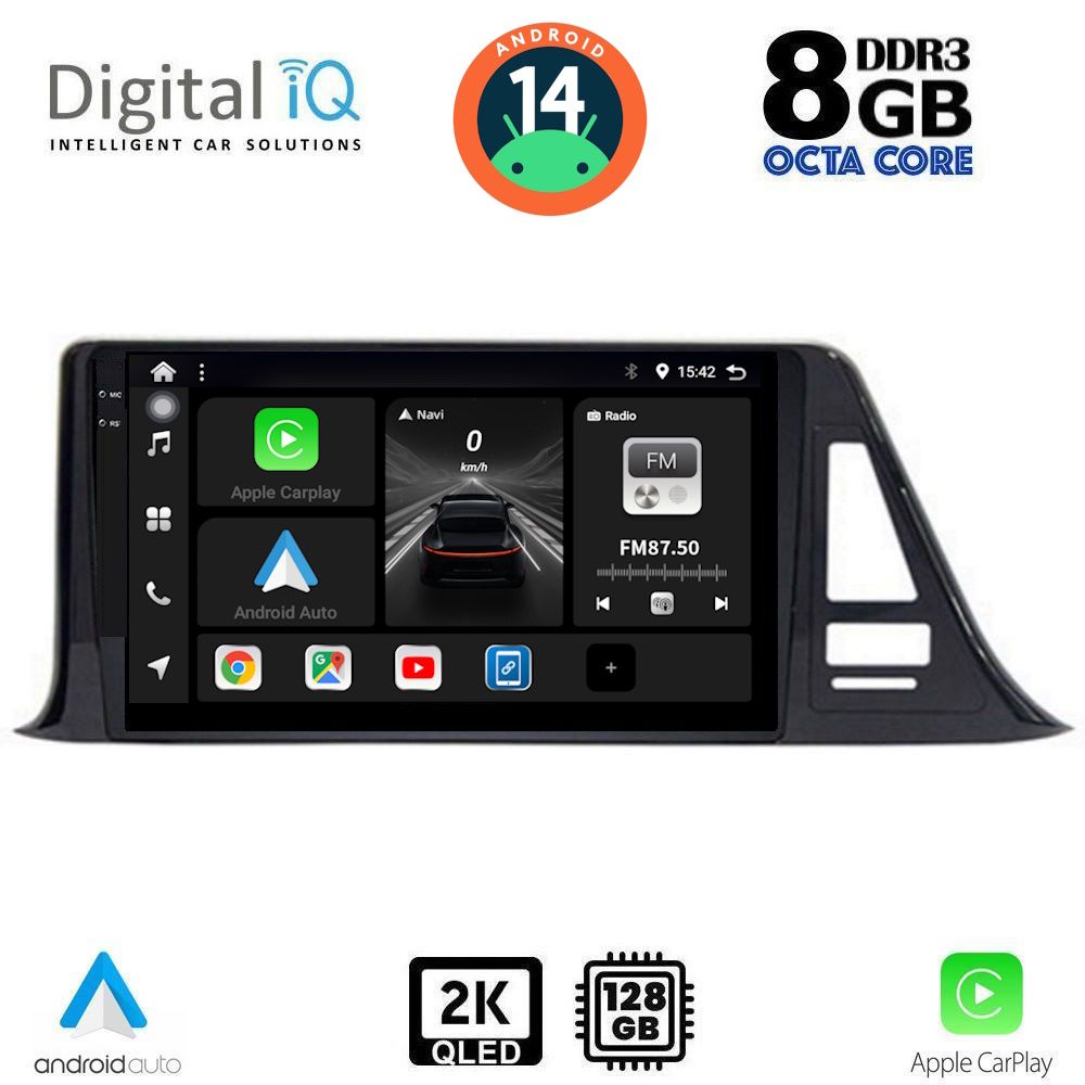 Βλησαρούλης Car Center - DIGITAL IQ BXF 11709_CPAA (9inc) MULTIMEDIA TABLET for TOYOTA CH-R mod. 2017>