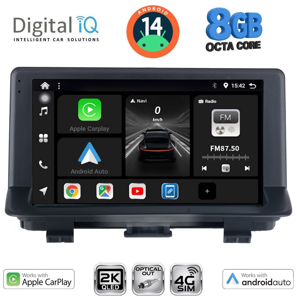 Βλησαρούλης Car Center - DIGITAL IQ BXK 20013_CPAA (9inc) MULTIMEDIA TABLET for AUDI Q3 mod. 2013-2018