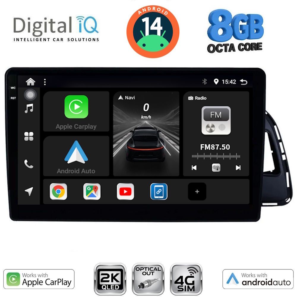 Βλησαρούλης Car Center - DIGITAL IQ BXK 20015_CPAA (10inc) MULTIMEDIA TABLET for AUDI Q5 mod. 2010-2018
