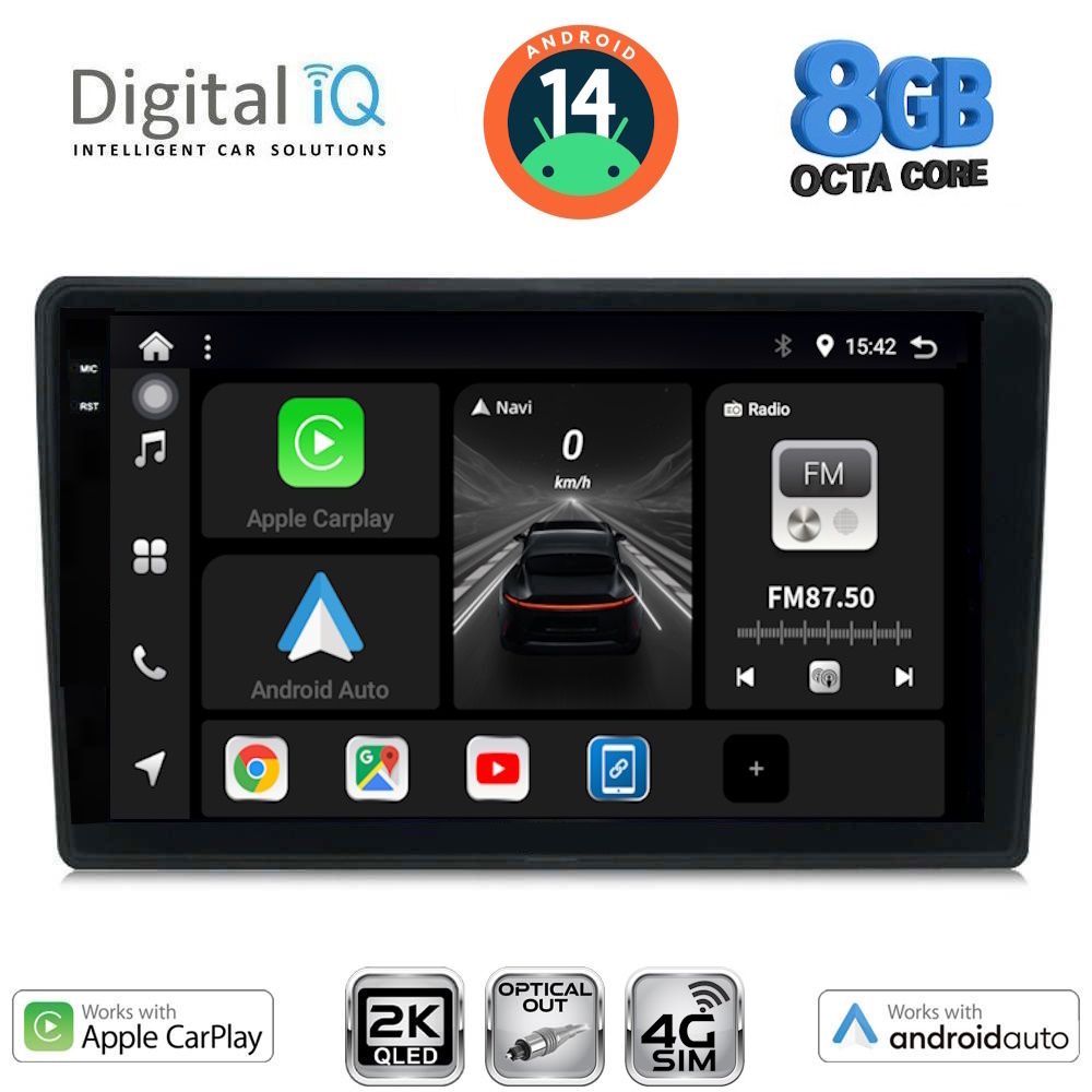 Βλησαρούλης Car Center - DIGITAL IQ BXK 20020_CPAA (9inc) MULTIMEDIA TABLET for ALFA ROMEO 159 – SPIDER – BRERA mod. 2004-2012