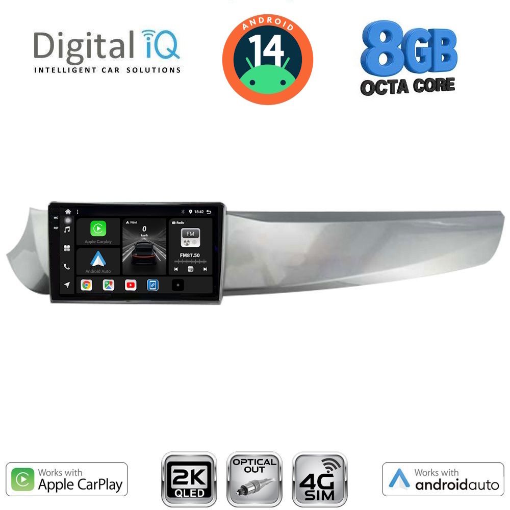 Βλησαρούλης Car Center - DIGITAL IQ BXK 20025_CPAA (9inc) MULTIMEDIA TABLET for ALFA ROMEO GIULIETTA mod. 2010-2014