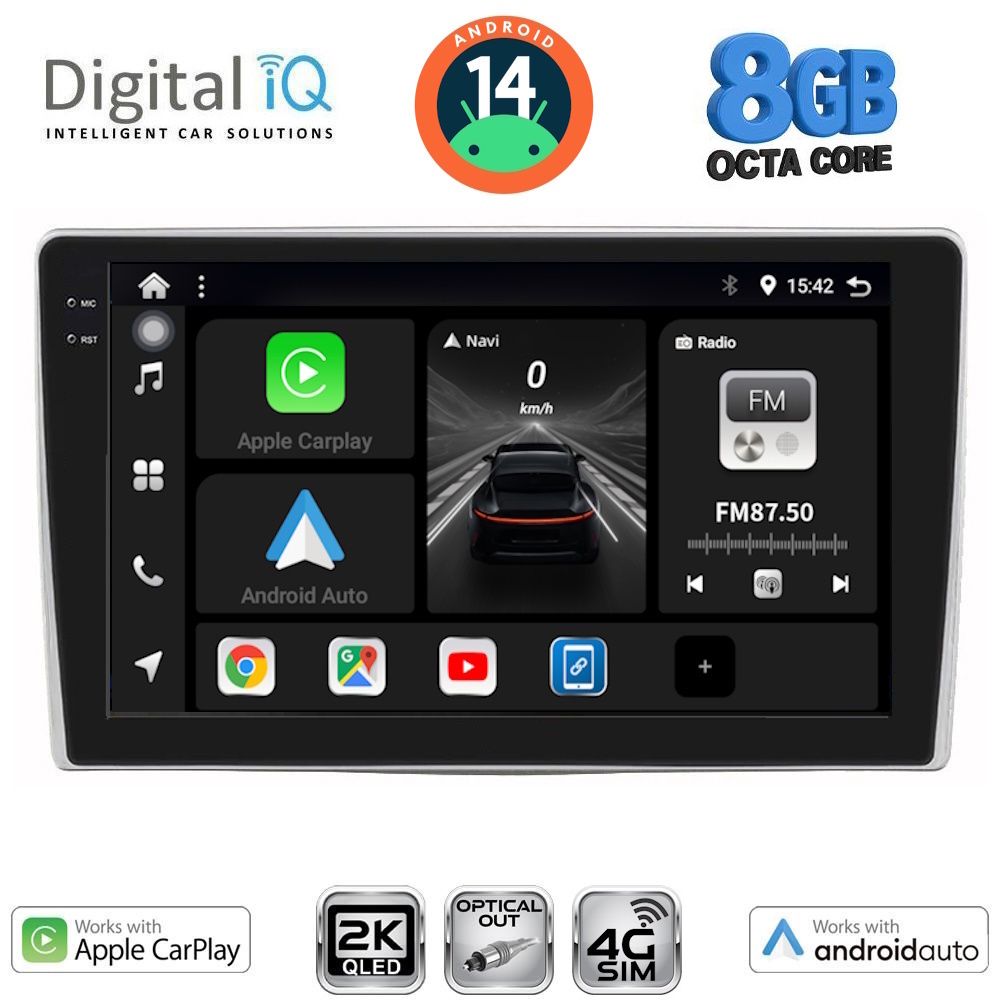 Βλησαρούλης Car Center - DIGITAL IQ BXK 20028_CPAA (9inc) MULTIMEDIA TABLET for ALFA ROMEO MITO mod. 2008-2018