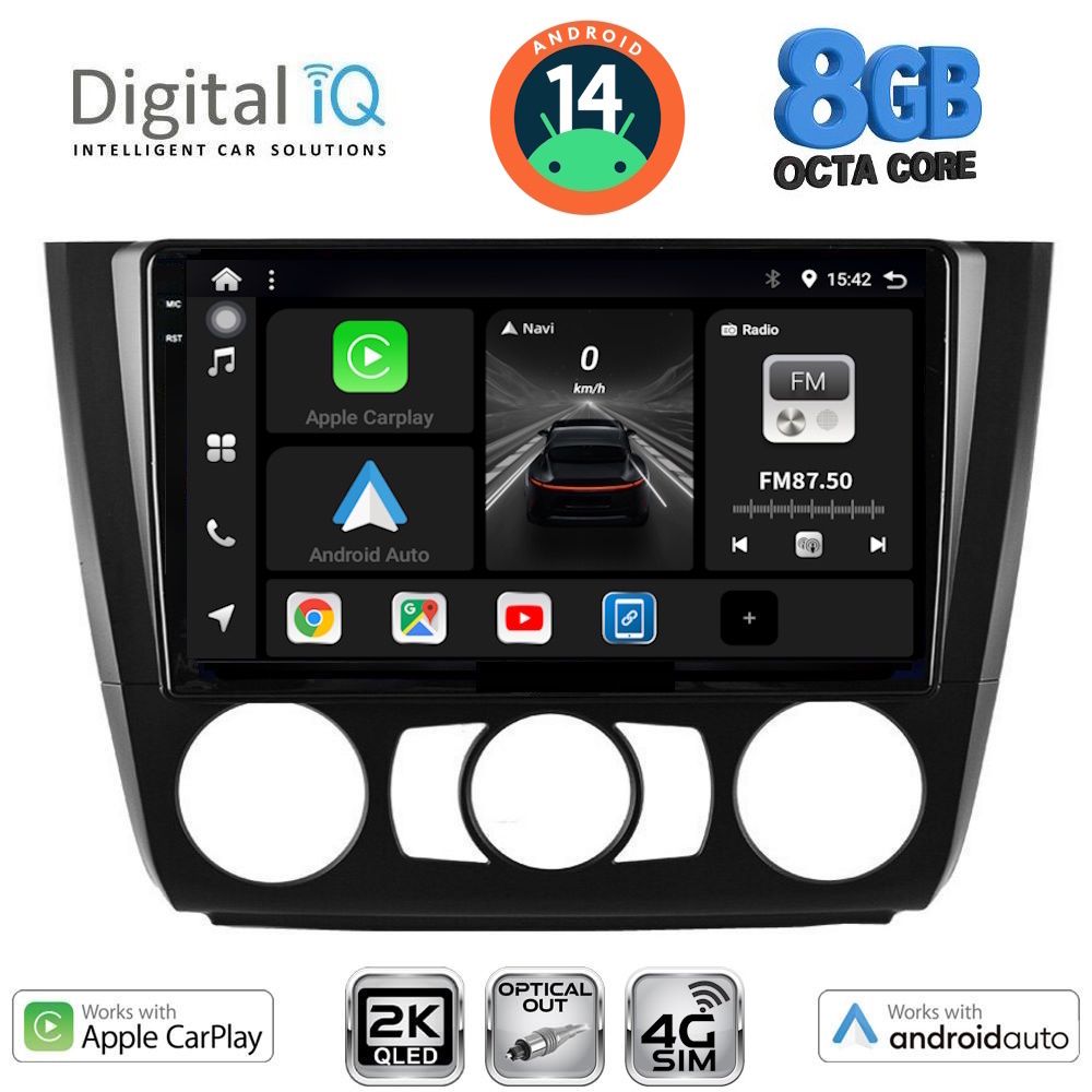Βλησαρούλης Car Center - DIGITAL IQ BXK 20040_CPAA A/C (9inc) MULTIMEDIA TABLET for BMW S.1  E81-82-87-88 mod. 2004-2013